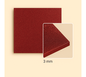 FilRight Plexiglas - Glitter Deep Red - 300 x 300 mm FilRight Plexiglas - Glitter Deep Red - 300 x 300 mm