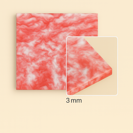 FilRight Acrylic - Marble Pink 300 x 500 FilRight Acrylic - Marble Pink 300 x 500