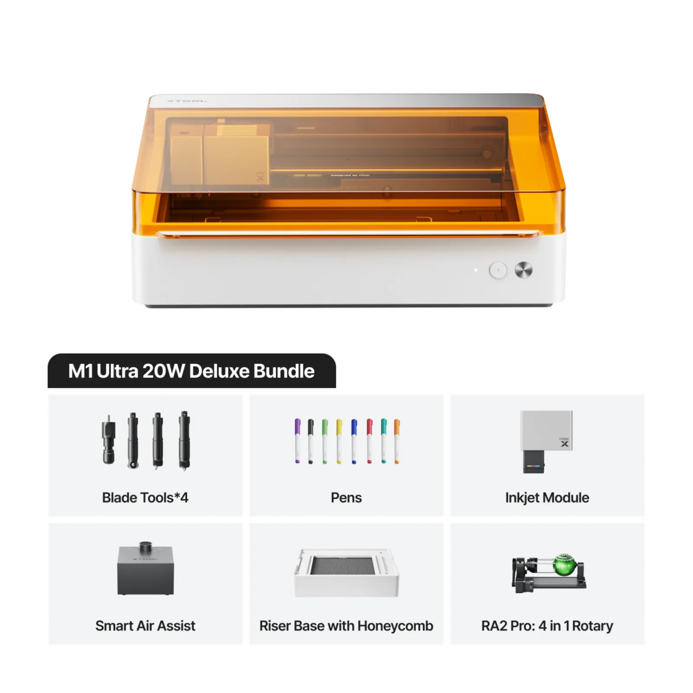 xTool xTool M1 Ultra 20W Deluxe Kit xTool xTool M1 Ultra 20W Deluxe Kit