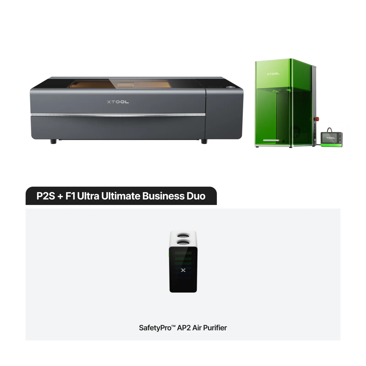 xTool P2S + F1 Ultra Business Duo – Professional Laser Bundle