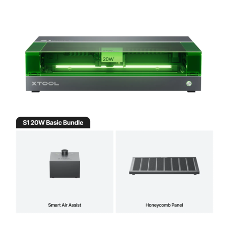 xTool xTool S1 - 20W Basic Bundle xTool xTool S1 - 20W Basic Bundle