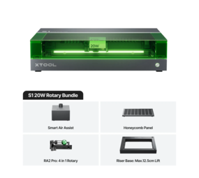 xTool xTool S1 - 20W Rotary Bundle xTool xTool S1 - 20W Rotary Bundle