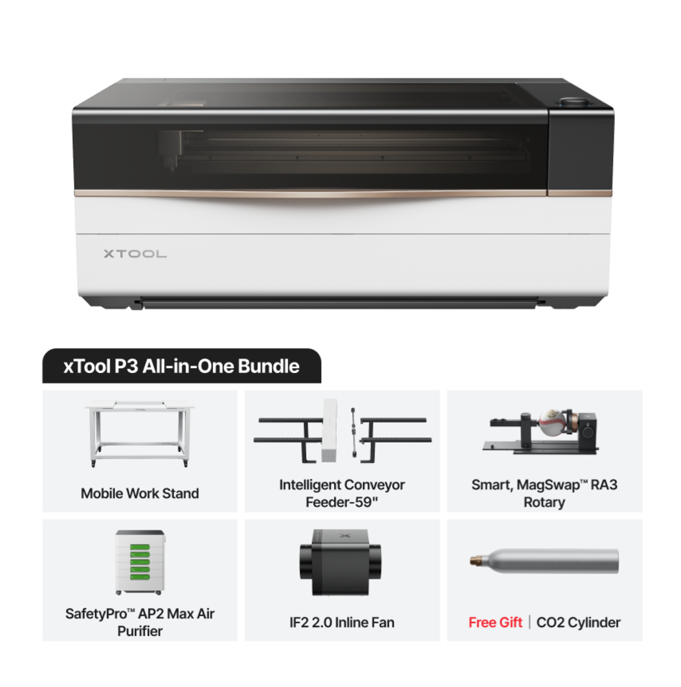 xTool xTool P3 All-in-One Bundle xTool xTool P3 All-in-One Bundle