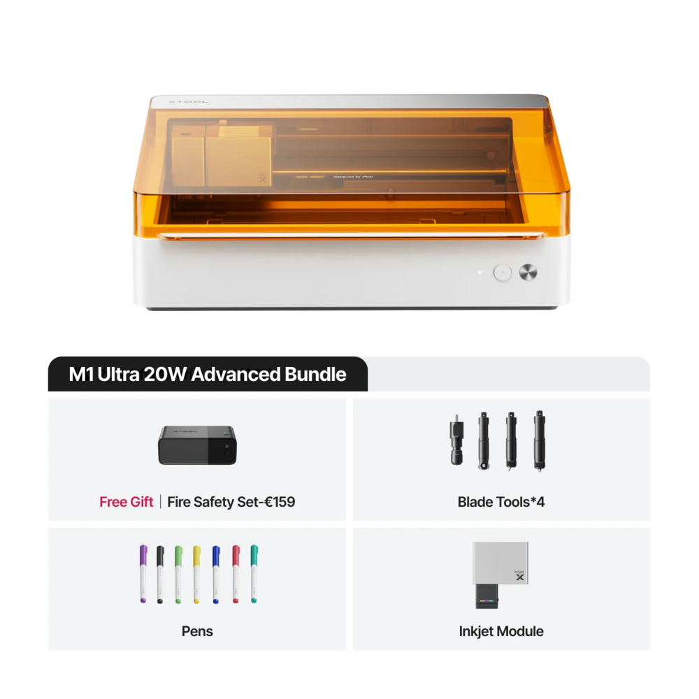 xTool xTool M1 Ultra 20W Advanced Bundle xTool xTool M1 Ultra 20W Advanced Bundle