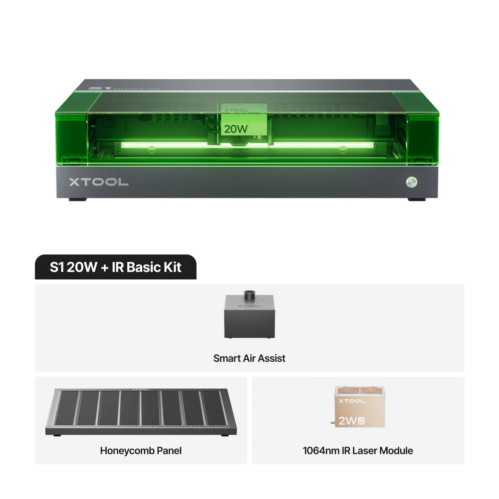 xTool xTool S1 - 20W Basic Kit +1064