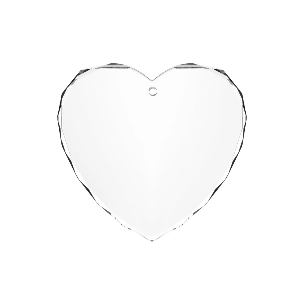 xTool xTool K5 Crystal Faceted Heart-Shaped Ornament 80mm 3pcs