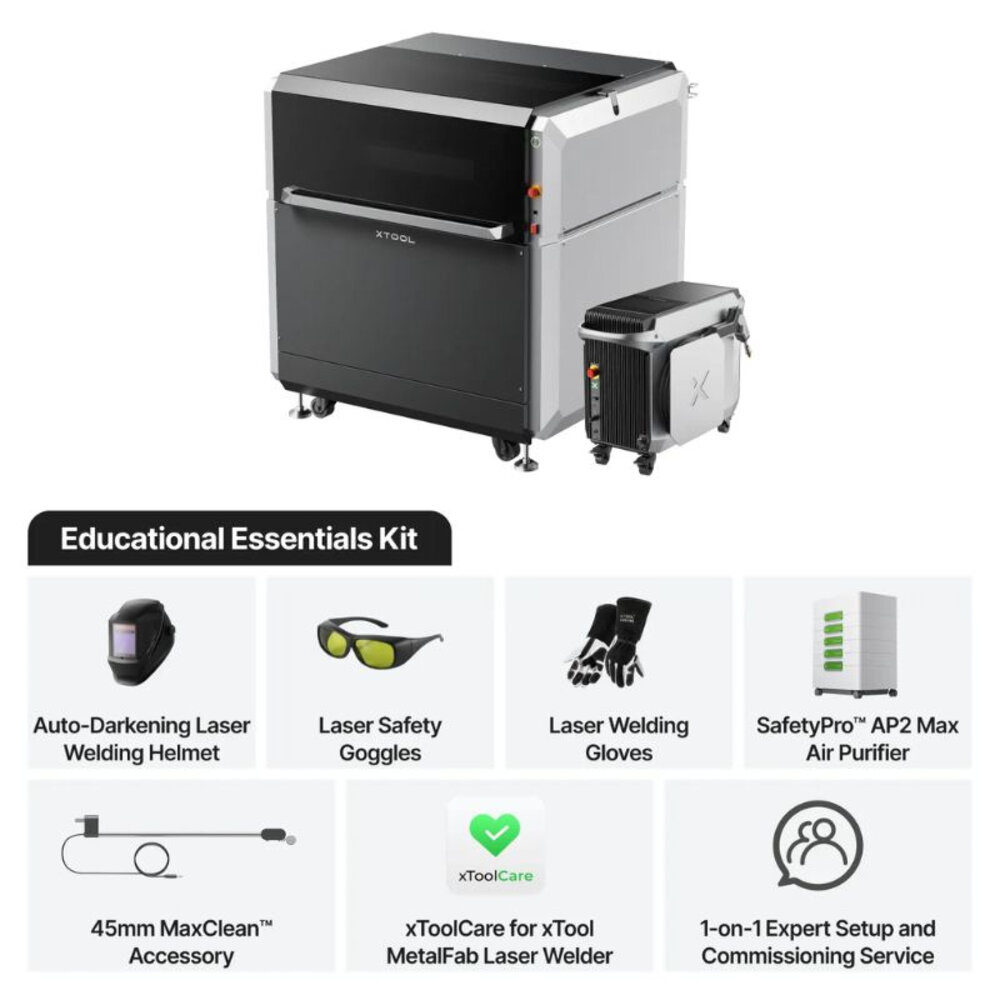 xTool xTool MetalFab 1200W Educational Essentials Kit xTool xTool MetalFab 1200W Educational Essentials Kit