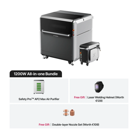 xTool xTool MetalFab 1200W All-in-one Bundle xTool xTool MetalFab 1200W All-in-one Bundle