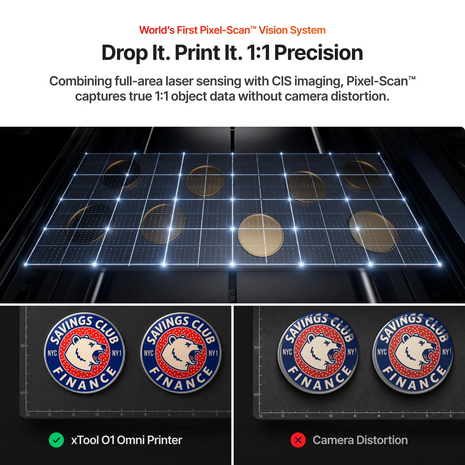 xTool xTool O1 Omni Printer - UV&DTG Rotary Bundle voor UV-printing, textielbedrukking en ronde producten xTool xTool O1 Omni Printer - UV&DTG Rotary Bundle voor UV-printing, textielbedrukking en ronde producten
