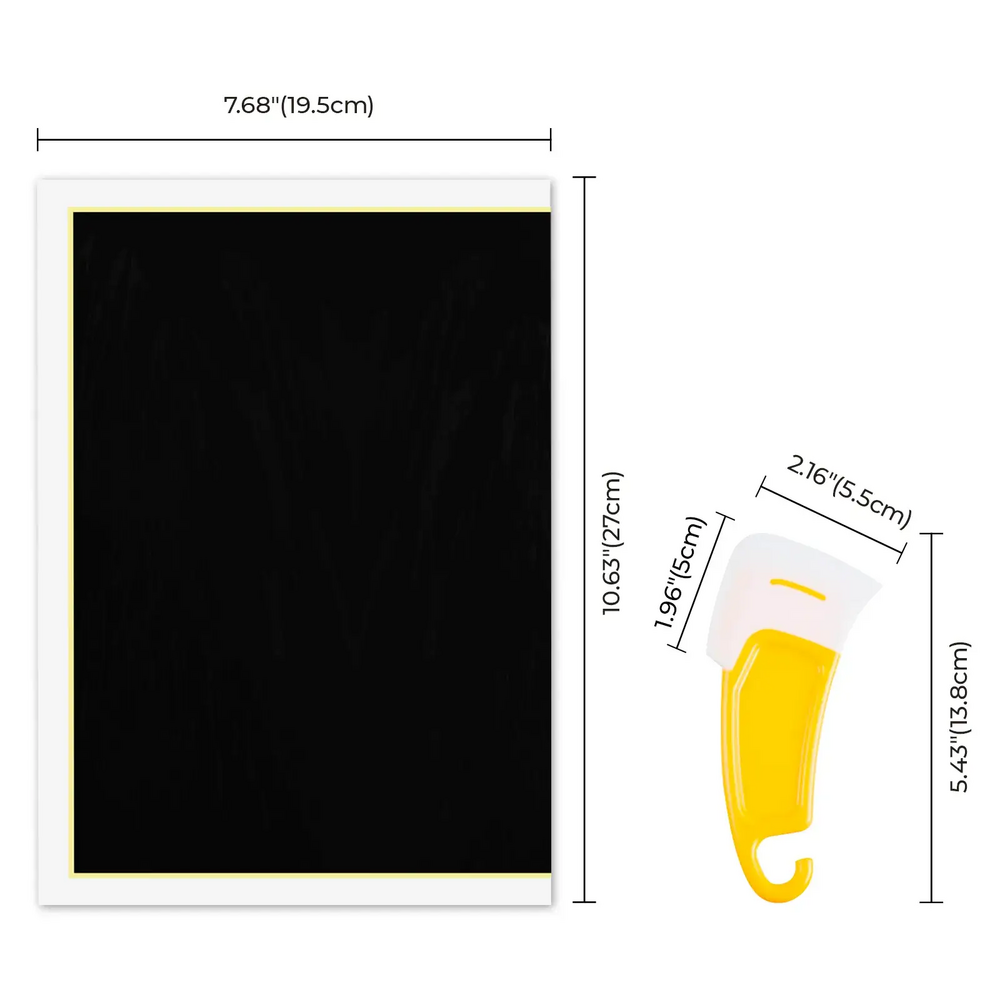 xTool xTool Black Laser Engraving Marking Paper 4pcs for Laser Engraving and Marking xTool xTool Black Laser Engraving Marking Paper 4pcs for Laser Engraving and Marking