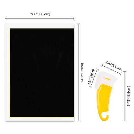 xTool xTool Black Laser Engraving Marking Paper 4pcs for Laser Engraving and Marking xTool xTool Black Laser Engraving Marking Paper 4pcs for Laser Engraving and Marking