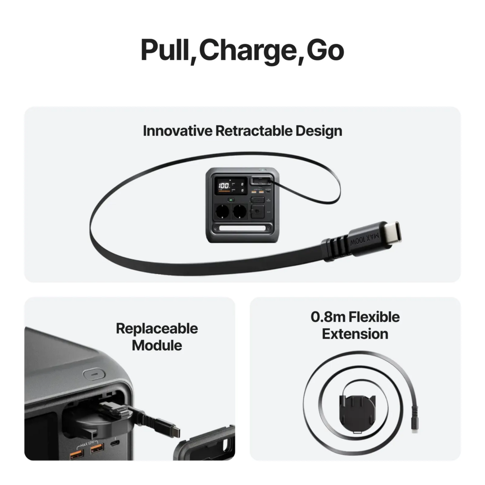xTool DJI Power 1000 Mini draagbare power station voor xTool lasergraveermachine