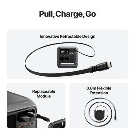 xTool DJI Power 1000 Mini draagbare power station voor xTool lasergraveermachine