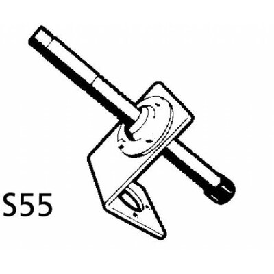 Haakse spiegelbevestiging S55