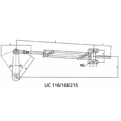 Stuurcilinder UC116 i