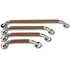 Handraling met leder