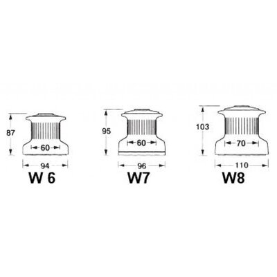Antal winch 1 direct speed + vrijloop