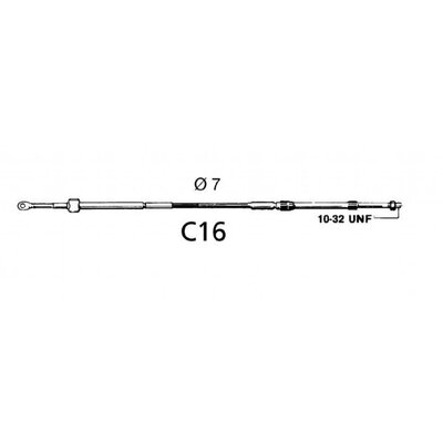 Afstandbedieningskabel Type C16