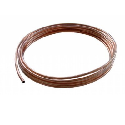 Koperen gasleiding 8 mm