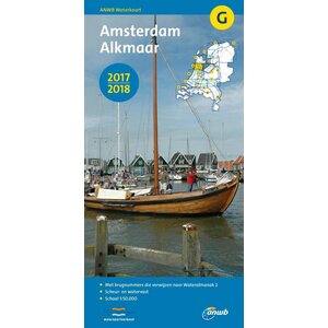 ANWB waterkaart G Alkmaar/Amsterdam