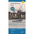 ANWB Waterkaart J: Grote Rivieren West
