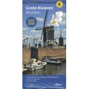 ANWB waterkaart K Grote Rivieren Midden