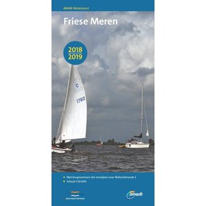 ANWB Waterkaart Friese Meren