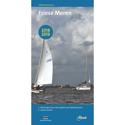 ANWB Waterkaart Friese Meren