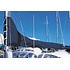 Giekhoes Blauw Dralon 3.25m.