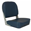 Bootstoel blauw vinyl