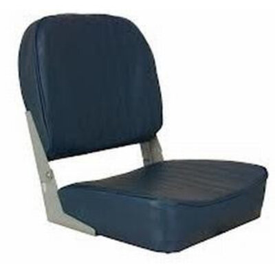 Bootstoel blauw vinyl