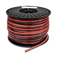 Twinkabel zwart/rood