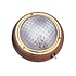 Plafondlamp met teakhout ring