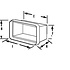 Luik met Inbouwbox 38x38