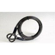 Geplastificeerde kabel met oog