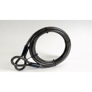 Geplastificeerde kabel met oog