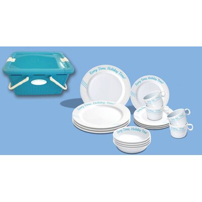 Melamine Serviesgoed-Set Voor 4 Personen