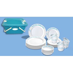 Melamine Serviesgoed-Set Voor 6 Personen