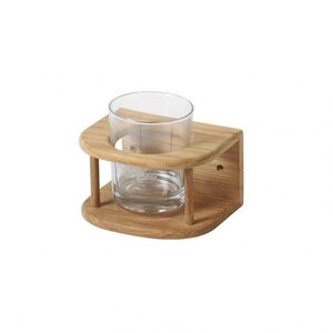 Teak bekerhouder