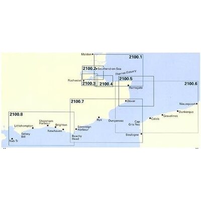 Imray 2100 Kust van Kent en Sussex