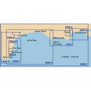 Imray 2300 Kust van Dorset en Devon