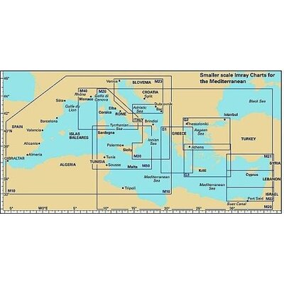 Imray M serie Middelandse Zee