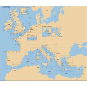 Imray C serie Engeland, Noordzee, Kanaal,tot Spanje