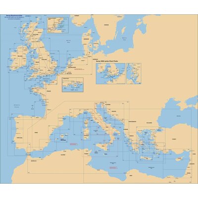 Imray C serie Engeland, Noordzee, Kanaal,tot Spanje