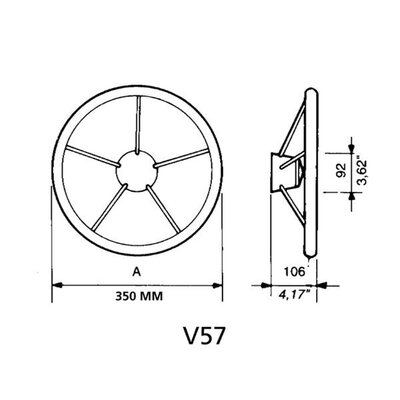 Ultraflex stuurwiel V57