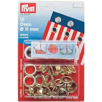 zeil ogen set messing