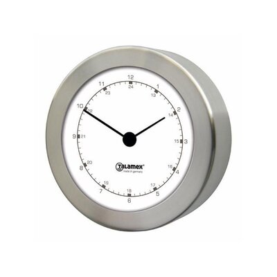 Scheepsklok. Barometer,Hygrometer RVS