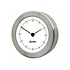 Scheepsklok. Barometer,Hygrometer RVS