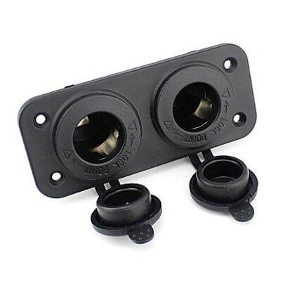 12 Volt Stopcontact dubbel