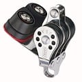 Harken Micro Blok 3-schijfs m. klem en hondsvot